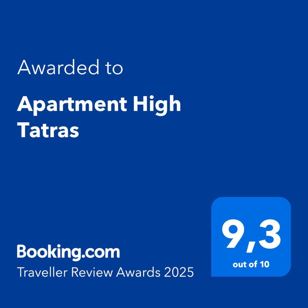 Apartment High Tatras Veľký Slavkov Exteriör bild